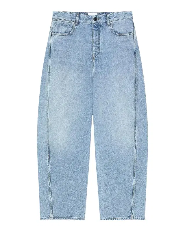 Men 's Stone-Washed Barrel-Leg Jeans