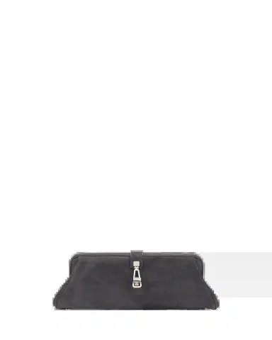 Gabriela Hearst Baguette Suede Clutch Bag | Thumbnail 2 Gabriela Hearst Baguette Suede Clutch Bag | Thumbnail 2