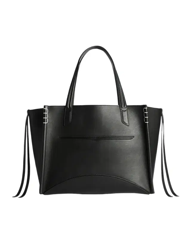 JW Anderson Loafer Cabas Stitched Smooth Leather Tote Bag