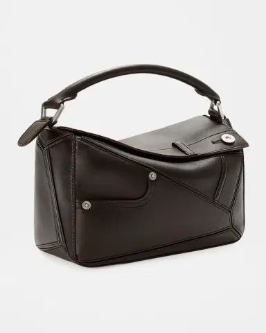 Loewe Puzzle Small Top-Handle Bag in Leather | Thumbnail 2 Loewe Puzzle Small Top-Handle Bag in Leather | Thumbnail 2