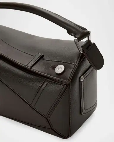 Loewe Puzzle Small Top-Handle Bag in Leather | Thumbnail 4 Loewe Puzzle Small Top-Handle Bag in Leather | Thumbnail 4