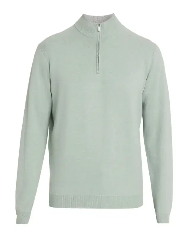 Peter Millar Men 's Coolspun Lite Cotton Quarter-Zip Sweater
