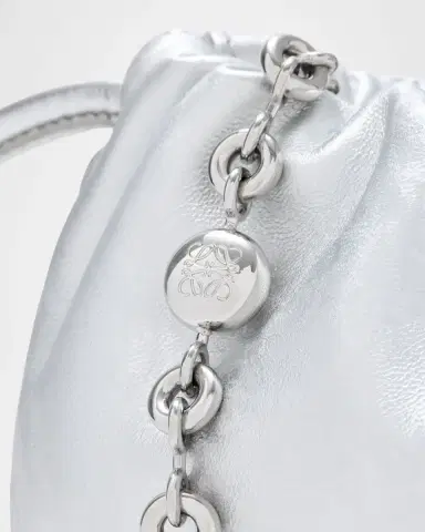 Loewe Flamenco Clutch Bag in Moire-Print Leather | Thumbnail 9 Loewe Flamenco Clutch Bag in Moire-Print Leather | Thumbnail 9