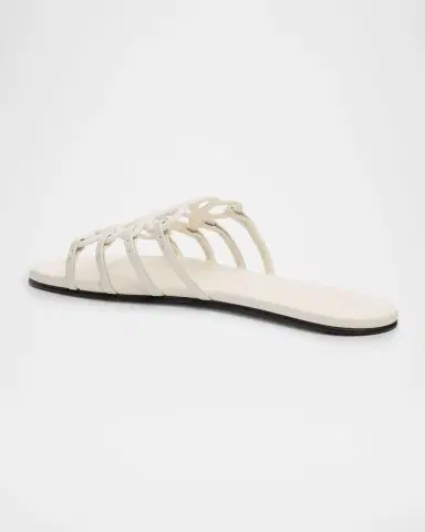 Loewe x Paula's Ibiza Petal Leather Anagram Slide Sandals | Thumbnail 2 Loewe x Paula's Ibiza Petal Leather Anagram Slide Sandals | Thumbnail 2