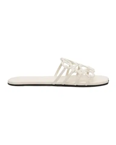 Loewe x Paula's Ibiza Petal Leather Anagram Slide Sandals | Thumbnail 1 Loewe x Paula's Ibiza Petal Leather Anagram Slide Sandals | Thumbnail 1
