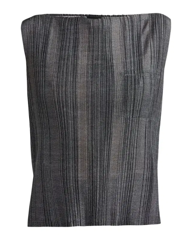 Plisse Jersey Sleeveless Top