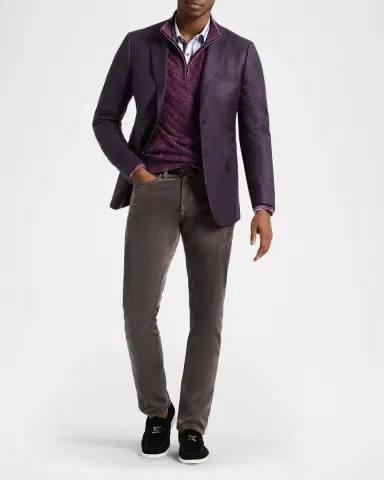 Robert Graham Men's Woodson Tailored Fit Two-Button Blazer | Thumbnail 2