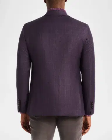 Robert Graham Men's Woodson Tailored Fit Two-Button Blazer | Thumbnail 3