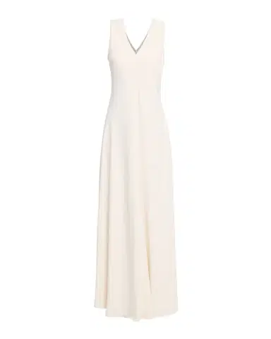 Brunello Cucinelli Monili V-Neck Sleeveless Crepe Cady Maxi Dress | Thumbnail 1