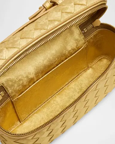 Bottega Veneta Bang Bang Laminated Leather Vanity Crossbody Bag | Thumbnail 3 Bottega Veneta Bang Bang Laminated Leather Vanity Crossbody Bag | Thumbnail 3