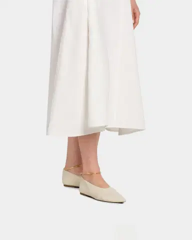 Jil Sander Ring Leather Ballerina Flats | Thumbnail 2 Jil Sander Ring Leather Ballerina Flats | Thumbnail 2
