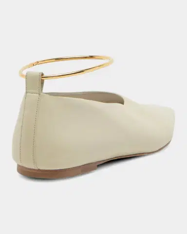 Jil Sander Ring Leather Ballerina Flats | Thumbnail 3 Jil Sander Ring Leather Ballerina Flats | Thumbnail 3