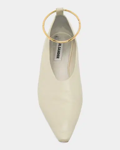 Jil Sander Ring Leather Ballerina Flats | Thumbnail 5 Jil Sander Ring Leather Ballerina Flats | Thumbnail 5
