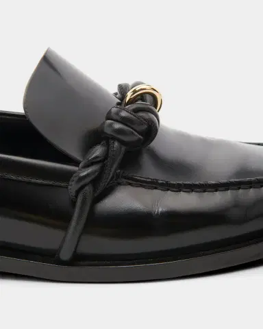 Jil Sander Tangle Knotted Leather Loafers | Thumbnail 4