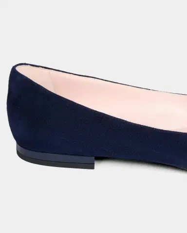 Roger Vivier Gommettine Suede Ballerina Flats | Thumbnail 5