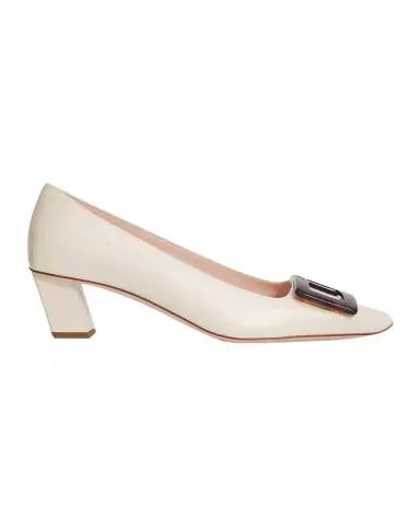 Roger Vivier 45mm Belle Vivier Turtle Leather Pumps | Thumbnail 1 Roger Vivier 45mm Belle Vivier Turtle Leather Pumps | Thumbnail 1