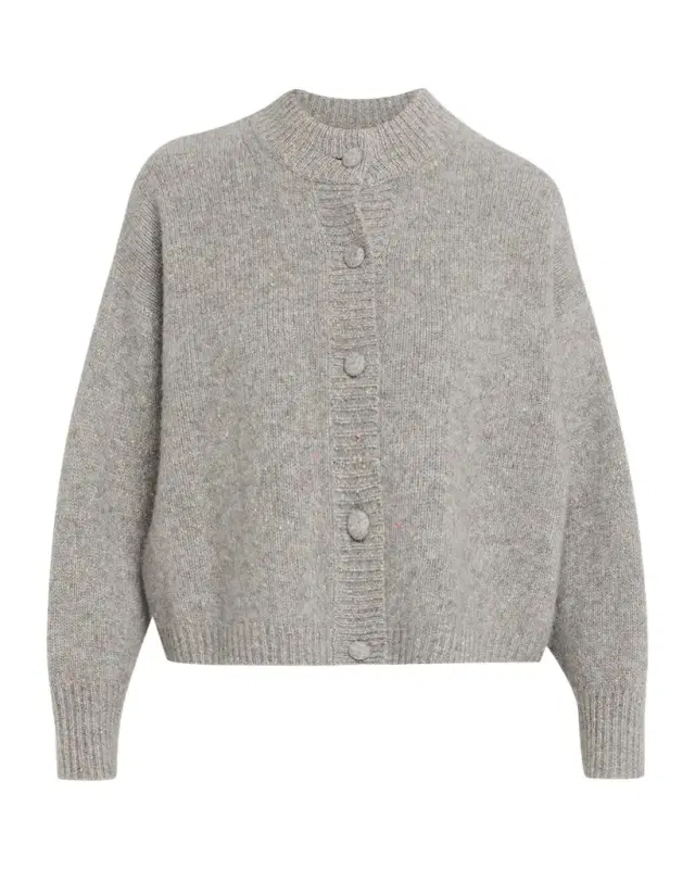 FRAME The Cashmere Fleck Cardigan