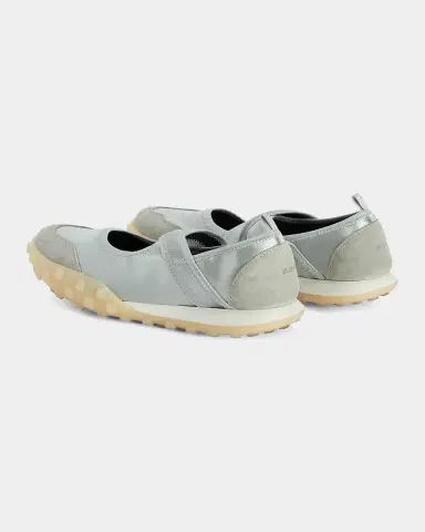 Jil Sander Moon Satin and Suede Sneaker Ballerina Flats | Thumbnail 2 Jil Sander Moon Satin and Suede Sneaker Ballerina Flats | Thumbnail 2