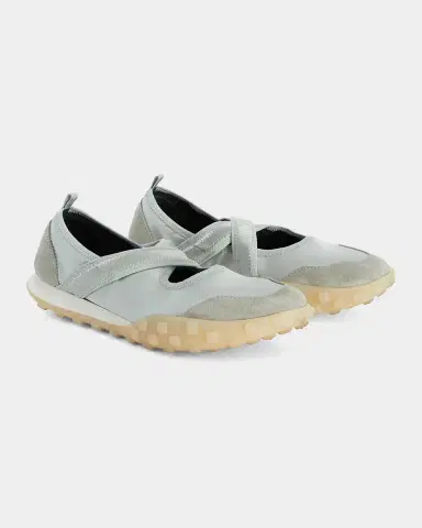 Jil Sander Moon Satin and Suede Sneaker Ballerina Flats | Thumbnail 5 Jil Sander Moon Satin and Suede Sneaker Ballerina Flats | Thumbnail 5