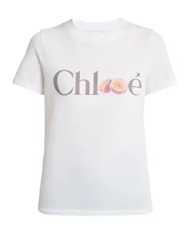 Chloé Passion Fruit Logo Short-Sleeve T-Shirt | Thumbnail 1