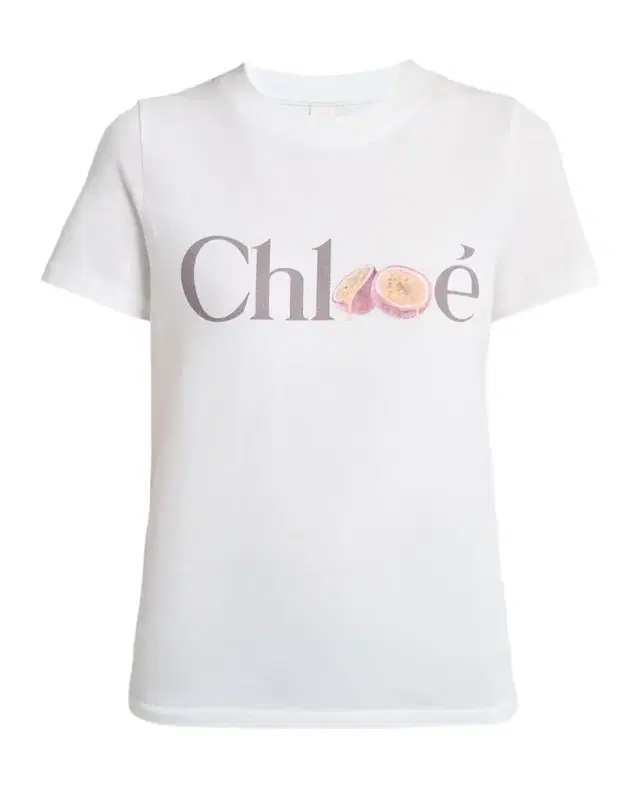 Chloe Passion Fruit Logo Short-Sleeve T-Shirt