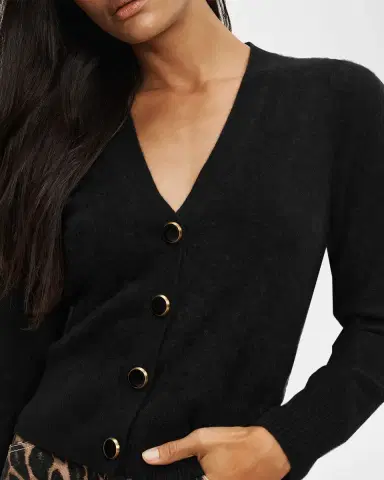 Veronica Beard Solene Brushed Cashmere Cardigan | Thumbnail 5 Veronica Beard Solene Brushed Cashmere Cardigan | Thumbnail 5
