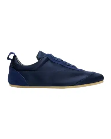 Jil Sander Etage Satin and Suede Low-Top Sneakers | Thumbnail 1 Jil Sander Etage Satin and Suede Low-Top Sneakers | Thumbnail 1