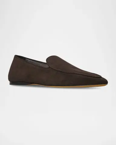 The Row Awar Flat Suede Loafers | Thumbnail 2