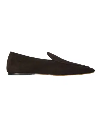 The Row Awar Flat Suede Loafers | Thumbnail 1