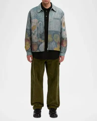 vowels Men's Zip-Up Jacket | Thumbnail 2