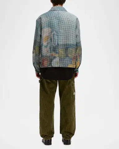 vowels Men's Zip-Up Jacket | Thumbnail 3