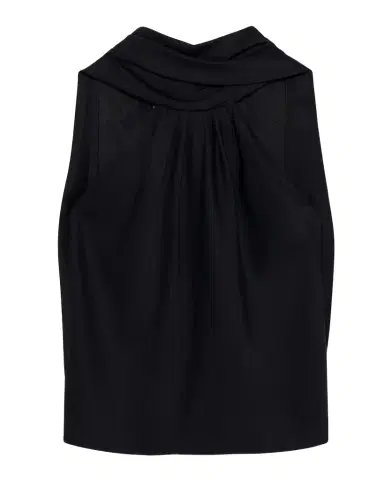 Simkhai Scarlett Satin Cape Top | Thumbnail 1