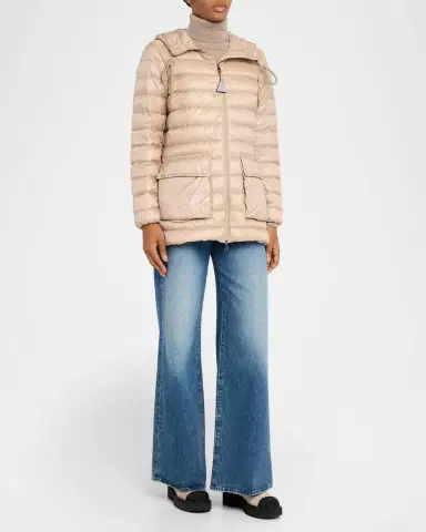 Moncler Jasmin Hooded Short Down Parka | Thumbnail 2 Moncler Jasmin Hooded Short Down Parka | Thumbnail 2