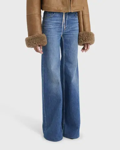 Chloé Rigid Denim Wide-Leg Pants | Thumbnail 4