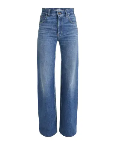 Chloé Rigid Denim Wide-Leg Pants | Thumbnail 1
