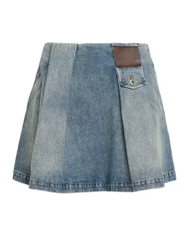 Loewe Pleated Mini Skirt | Thumbnail 1 Loewe Pleated Mini Skirt | Thumbnail 1