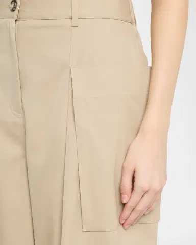 Loewe Pleated Wide-Leg Cropped Trousers | Thumbnail 5 Loewe Pleated Wide-Leg Cropped Trousers | Thumbnail 5