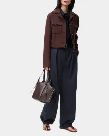 Loewe Cotton and Silk Straight-Leg Trousers | Thumbnail 2