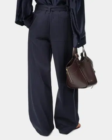 Loewe Cotton and Silk Straight-Leg Trousers | Thumbnail 5