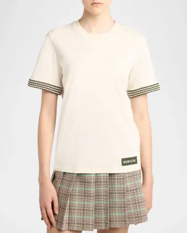 Moncler Short-Sleeve T-Shirt | Thumbnail 4 Moncler Short-Sleeve T-Shirt | Thumbnail 4