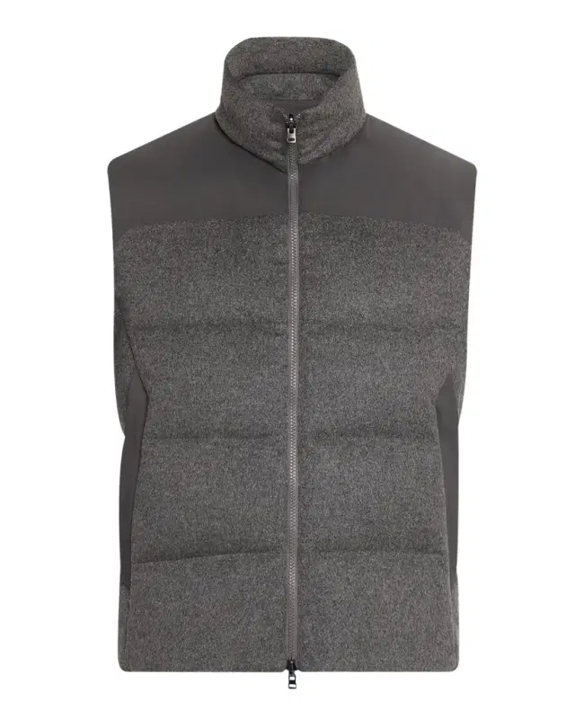Men 's Insulated Cashmere Reversible Vest