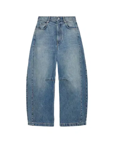 Loewe Mid-Rise Barrel-Leg Jeans | Thumbnail 1 Loewe Mid-Rise Barrel-Leg Jeans | Thumbnail 1