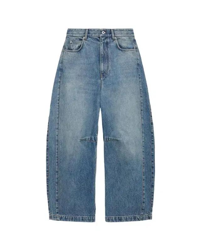 Loewe Mid-Rise Barrel-Leg Jeans