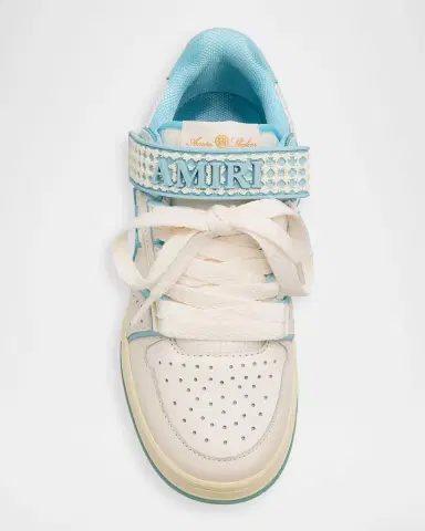 AMIRI Men's Ma Skyline Mesh and Leather Low-Top Sneakers | Thumbnail 4 AMIRI Men's Ma Skyline Mesh and Leather Low-Top Sneakers | Thumbnail 4