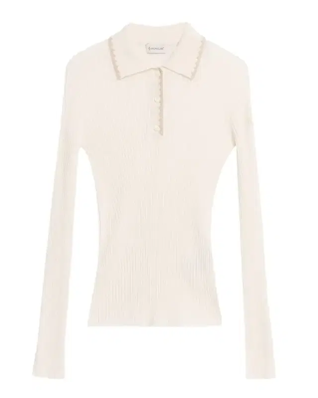 Long-Sleeve Rib-Knit Polo