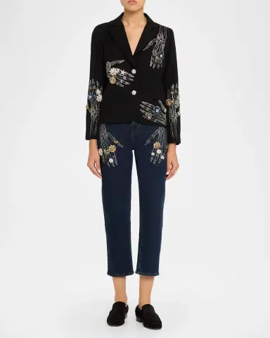 Libertine Buried Treasure Straight-Leg Ankle Boyfriend Jeans | Thumbnail 2 Libertine Buried Treasure Straight-Leg Ankle Boyfriend Jeans | Thumbnail 2