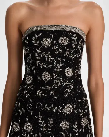 Alice + Olivia Katia Embellished Strapless Mini Dress | Thumbnail 5 Alice + Olivia Katia Embellished Strapless Mini Dress | Thumbnail 5