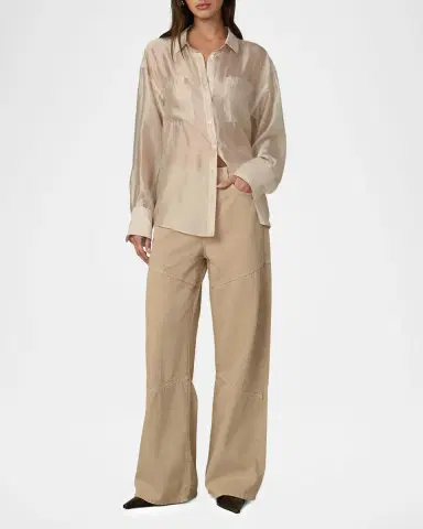 Joe's Jeans The Organza Boyfriend Shirt | Thumbnail 2