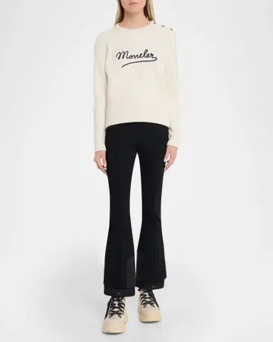 Moncler Crewneck Logo Sweater | Thumbnail 2