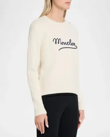 Moncler Crewneck Logo Sweater | Thumbnail 4